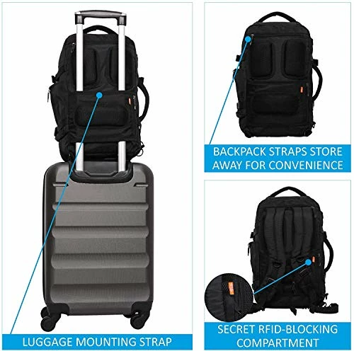 17in Airline Approved Travelling Shoulder Bag Carry On Overnight Underseat 18L 5 17in Airline Approved Travelling Shoulder Bag Carry On Overnight Underseat 18L - Image 3