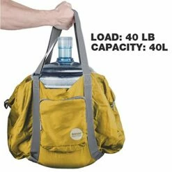 Wandf Foldable Travel Duffel Bag Luggage Sports Gym Water Resistant Nylon (Yellow) -suitcase shop 51PjtxibNqL