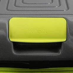 Hurley Suki Hardside Spinner Carry On Luggage 21", Light Grey/Neon -suitcase shop 51Q1pmDfLwS a005b2da 851f 4ad7 804a 74db292cab02