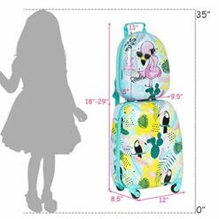 HONEY JOY 2 Pcs Kids Carry On Luggage -suitcase shop 51R7 2q oBL