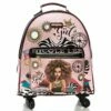 Nicole Lee Women's Rolling Red Backpack Luggage With 4 Spinner Wheels And Electronic Compartment Travel, Super Roxana, One Size