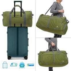 CAMEL CROWN 100L Extra Large Duffle Bag Travel Bag Lightweight Foldable Luggage For Outdoor Camping -suitcase shop 51SCmCRaJWL