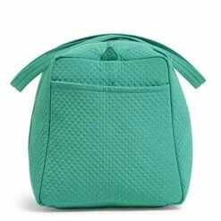 Vera Bradley Women's Duffle Microfiber Large Duffel Travel Bag, Peacock Blue, One Size -suitcase shop 51TMaX6P7FL