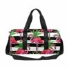 INTERESTPRINT Tropical Flamingo And Palm Tre Travel Duffel Bag, Waterproof Bag -suitcase shop 51TrpulWGyL