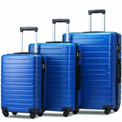 Flieks Luggage Sets 3 Piece Spinner Suitcase With TSA Lock Lightweight 20 24 28 Inch (Elegant Blue) 15 Flieks Luggage Sets 3 Piece Spinner Suitcase With TSA Lock Lightweight 20 24 28 Inch (Elegant Blue) -suitcase shop 51TwJwaHO4L