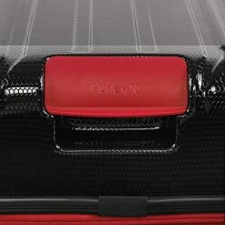 Hurley Swiper Hardside Spinner Carry On Luggage 21", Black/Red -suitcase shop 51V VSPlkYS