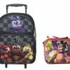 Bonny Five Nights At Freddys Large School Roller Backpack 16" FNAF Trolley Rolling Bag Plus Lunch -suitcase shop 51WdB1P2xcL