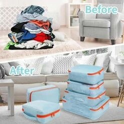 DIMJ 11 Set Packing Cubes, Travel Luggage Packing Organizers Lightweight Travel Cloth Storage Bag With Bra Underwear Cube Cosmetics Bag And Shoe Pouch 14 DIMJ 11 Set Packing Cubes, Travel Luggage Packing Organizers Lightweight Travel Cloth Storage Bag With Bra Underwear Cube Cosmetics Bag And Shoe Pouch -suitcase shop 51XlgO8RZGL