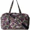 Vera Bradley Women's Cotton Small Travel Duffel Bag, Itsy Ditsy, One Size -suitcase shop 51XsvOMUrvL