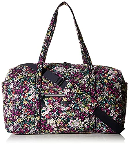 Vera Bradley Women's Cotton Small Travel Duffel Bag, Itsy Ditsy, One Size 3 Vera Bradley Women's Cotton Small Travel Duffel Bag, Itsy Ditsy, One Size
