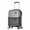 Olympia Nema 18" Carry-on Underseater Spinner W/TSA Lock, Silver 1 Olympia Nema 18" Carry-on Underseater Spinner W/TSA Lock, Silver -suitcase shop 51Z4hQ9K9UL