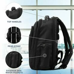 Travelpro Luggage Maxlite 5 17.5" Lightweight Under Seat Laptop Backpack, Black, One Size -suitcase shop 51ZAXCMAQiL