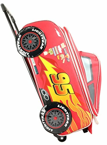Disney Pixar Cars 2 Rolling Lightning McQueen Luggage Suitcase 6 Disney Pixar Cars 2 Rolling Lightning McQueen Luggage Suitcase - Image 4