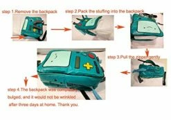 Adventure Time With Finn And Jake Boys And Girls Cartoon Network School Pu Bmo Backpack -suitcase shop 51 2BfdfWLHAL