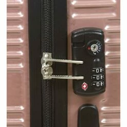 Dejuno Luna Lightweight 3-Piece Hardside Spinner Luggage Set, Blue, One Size -suitcase shop 51 GOSy Z9L