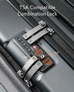 NINETYGO Carry On Luggage 22x14x9 With Spinner Wheels, Hardside Carry On Suitcase With Front Pocket Lock Cover, Super Convenient & Lightweight For Business Travel (20") -suitcase shop 51aIajokDgL