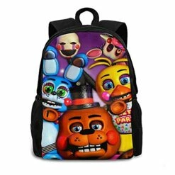 Koiidisa Five Nights At Freddy's 3D Printed Pattern Backpack Travel Bags School Laptop Bookbag,Lightweight Multi-Function And Water Resistant -suitcase shop 51akQCXVtWS