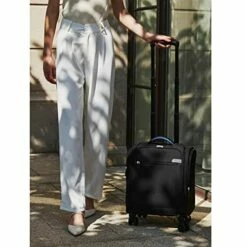 VERAGE Carry On Underseat Luggage With Wheels & USB Port, Wheeled Spinner Bag Carry-on Luggages For Airlines, Lightweight Suitcase Men Women, Pilots And Crew (14-Inch Compact) 12 VERAGE Carry On Underseat Luggage With Wheels & USB Port, Wheeled Spinner Bag Carry-on Luggages For Airlines, Lightweight Suitcase Men Women, Pilots And Crew (14-Inch Compact) -suitcase shop 51bHndja53L