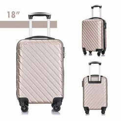 4PC 18-28 Inch Hardshell Luggage ABS Luggages Sets With Spinner Wheels Hard Shell Spinner Carry On Suitcase (Champagne Gold, 4 PCS) 17 4PC 18-28 Inch Hardshell Luggage ABS Luggages Sets With Spinner Wheels Hard Shell Spinner Carry On Suitcase (Champagne Gold, 4 PCS) -suitcase shop 51bREl s99L