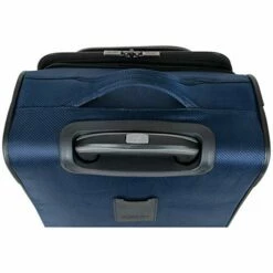Kenneth Cole Reaction Rugged Roamer Luggage Collection Lightweight Softside Expandable 8-Wheel Spinner Travel Suitcase Bag, Navy, 20-inch Carry-On -suitcase shop 51f1Qju1OTL