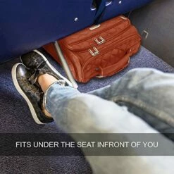 16.5" Underseat Women Luggage Carry On Suitcase - Small Rolling Tote Bag With Wheels (Orange) -suitcase shop 51g lBh4vsL