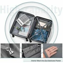 Merax Luggage Set Expandable 3 Piece Sets With TSA Lock, Lightweight Hardside Luggage With Spinner Wheels 13 Merax Luggage Set Expandable 3 Piece Sets With TSA Lock, Lightweight Hardside Luggage With Spinner Wheels -suitcase shop 51g6MLB4OmL