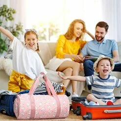 Choco Mocha Kids Duffle Bag For Girls Unicorn Duffle Bags For Girls Overnight Bag For Toddler Girl Duffel Bag Kids Travel Bags Weekender Weekend Bag For Little Teenage Girls Gym Bag Baby Sleepover Gift, Pink -suitcase shop 51gLlvUGllS