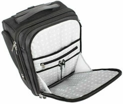 Ful Crosby Carry-on Luggage, Narrow Profile For Underseat Storage, Black" -suitcase shop 51geYuxBmfL