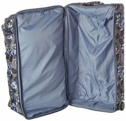 Vera Bradley Recycled Lighten Up Reactive XL Foldable Rolling Duffle Luggage, Blooms Shower -suitcase shop 51i4qyGOx2L