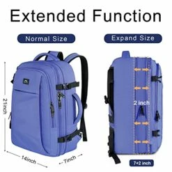 Travel Backpack For Women, 50L Carry On Backpack With Wet Bag Expandable Flight Approved Luggage Backpack Suitcase,Extra Large Weekender Bag Water Resistant Lightweight Daypack Gift For Traveler Women -suitcase shop 51ifF1X rVL