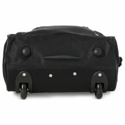 Maximum Airline Allowance Carry On Hand Luggage | Wheeled Travel Bag Lightweight Small Soft Trolley For Men & Women | Approved By Delta, United, Southwest & Many More (Black) -suitcase shop 51jYb2LxmIL