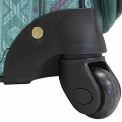 Steve Madden Designer 20 Inch Luggage Collection - Lightweight Softside Expandable Suitcase For Men & Women - Durable Carry On Bag With 4-Rolling Spinner Wheels (Legends Turquoise) -suitcase shop 51lA vmVBJL