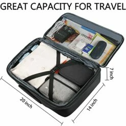 Travel Backpack, 40L Flight Approved Carry On Backpack For Men & Women, Vancropak Expandable Large Luggage Backpack Daypack Water Resistant Lightweight Business Weekender Bag, Black -suitcase shop 51lej 41AfL