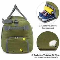 CAMEL CROWN 100L Extra Large Duffle Bag Travel Bag Lightweight Foldable Luggage For Outdoor Camping -suitcase shop 51lnM2ViU0L