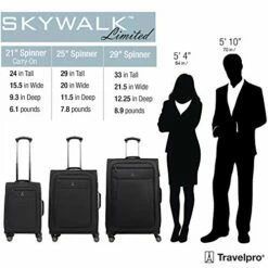 Travelpro Skywalk Limited 3 Piece Spinner Suitcase Set - Softside Expandable Travel Luggage With Spinning Wheels – Carry On & Checked Bags, Olive -suitcase shop 51nOP7P2liL 76d81291 6854 448d b1ee 9fccdb26752f