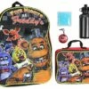 Bioworld Five Nights At Freddy's 16" School Backpack Lunch Box Water Bottle Lunch Kit -5 Piece Set -suitcase shop 51nXI5dbBHL