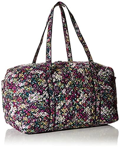 Vera Bradley Women's Cotton Small Travel Duffel Bag, Itsy Ditsy, One Size 8 Vera Bradley Women's Cotton Small Travel Duffel Bag, Itsy Ditsy, One Size - Image 6