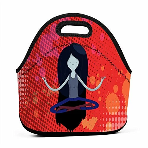 Marce-line The Vam-pire Qu-een Lunch Bag For Kids, Insulated Neoprene Lunch Tote With Zipper For School Work Outdoor,QIMING SHIPPING Portable Bento Bag 3 Marce-line The Vam-pire Qu-een Lunch Bag For Kids, Insulated Neoprene Lunch Tote With Zipper For School Work Outdoor,QIMING SHIPPING Portable Bento Bag