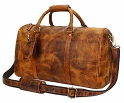 Leather Duffel Bags For Men Women - Airplane Underseat Carry On Luggage By Rustic Town -suitcase shop 51oZSEXcHZL 60d628ce 3a6c 459d 843c 74ffabbd2042