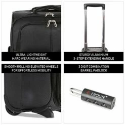 Large Capacity Maximum Allowance 22x14x9 All Parts Carry On Luggage Bag | Rolling Travel Suitcase Lightweight Small Soft Trolley For Women | Approved By Delta, United, Southwest & Many More -suitcase shop 51pO 1hNG5L