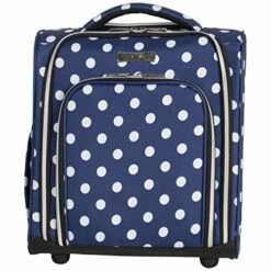 Heritage Travelware Albany Park 16" 600d Polka Dot Polyester 2-Wheel Underseater Carry-on 22 Heritage Travelware Albany Park 16" 600d Polka Dot Polyester 2-Wheel Underseater Carry-on -suitcase shop 51pmth4WSVL
