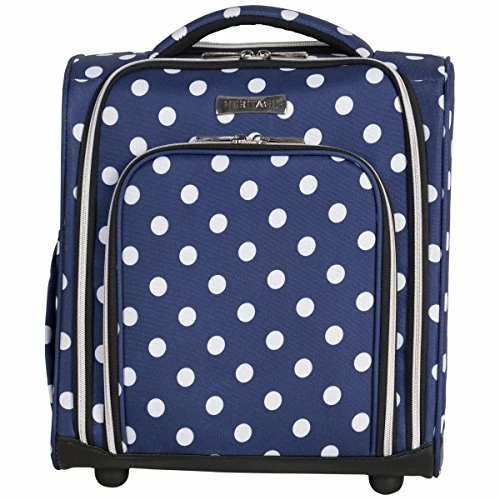 Heritage Travelware Albany Park 16" 600d Polka Dot Polyester 2-Wheel Underseater Carry-on 11 Heritage Travelware Albany Park 16" 600d Polka Dot Polyester 2-Wheel Underseater Carry-on - Image 9