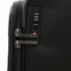 M&A Encore Wide Trolley Spinner Luggage With TSA Lock, Black, Carry-On 20-Inch -suitcase shop 51q9QvRiZhL