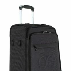 Cloe Carry-On 20 Inch Luggage With 360º-spinner Wheels In Black Color -suitcase shop 51qHprwjnyS