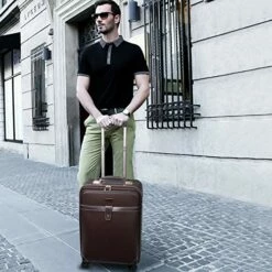 Retro Travel Suitcase Rolling Spinner Luggage Women Trolley Case 24inch Wheels Man 20inch Box PVC Vintage Cabin Travel Bag Trunk (Color : 24inch) 15 Retro Travel Suitcase Rolling Spinner Luggage Women Trolley Case 24inch Wheels Man 20inch Box PVC Vintage Cabin Travel Bag Trunk (Color : 24inch) -suitcase shop 51sdXXEPfhL