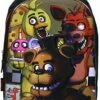 Five Nights At Freddys 3D Molded Freddy Foxy And Chica 16 Backpack -suitcase shop 51slfkL7OWL