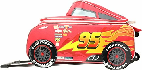 Disney Pixar Cars 2 Rolling Lightning McQueen Luggage Suitcase 5 Disney Pixar Cars 2 Rolling Lightning McQueen Luggage Suitcase - Image 3