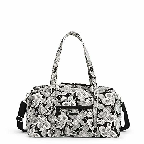 Vera Bradley Women's Signature Cotton Medium Travel Duffel Bag, Bedford Blooms, One Size 3 Vera Bradley Women's Signature Cotton Medium Travel Duffel Bag, Bedford Blooms, One Size