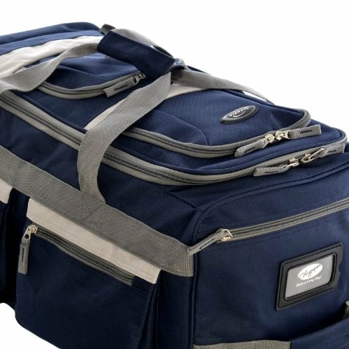 Olympia Luggage 29" 8 Pocket Rolling Duffel Bag, Navy, One Size 6 Olympia Luggage 29" 8 Pocket Rolling Duffel Bag, Navy, One Size - Image 4