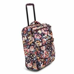 Vera Bradley Women's Lighten Up Small Softside Foldable Rolling Suitcase Luggage, Indiana Blossoms -suitcase shop 51uglfyMVOL